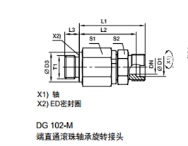 DG-M 公制外螺紋滾珠軸承旋轉(zhuǎn)接頭、parker球閥、PARKER接頭