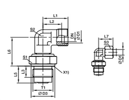 DVWE-M 90°滑動軸承旋轉(zhuǎn)接頭、parker球閥、PARKER卡套接頭